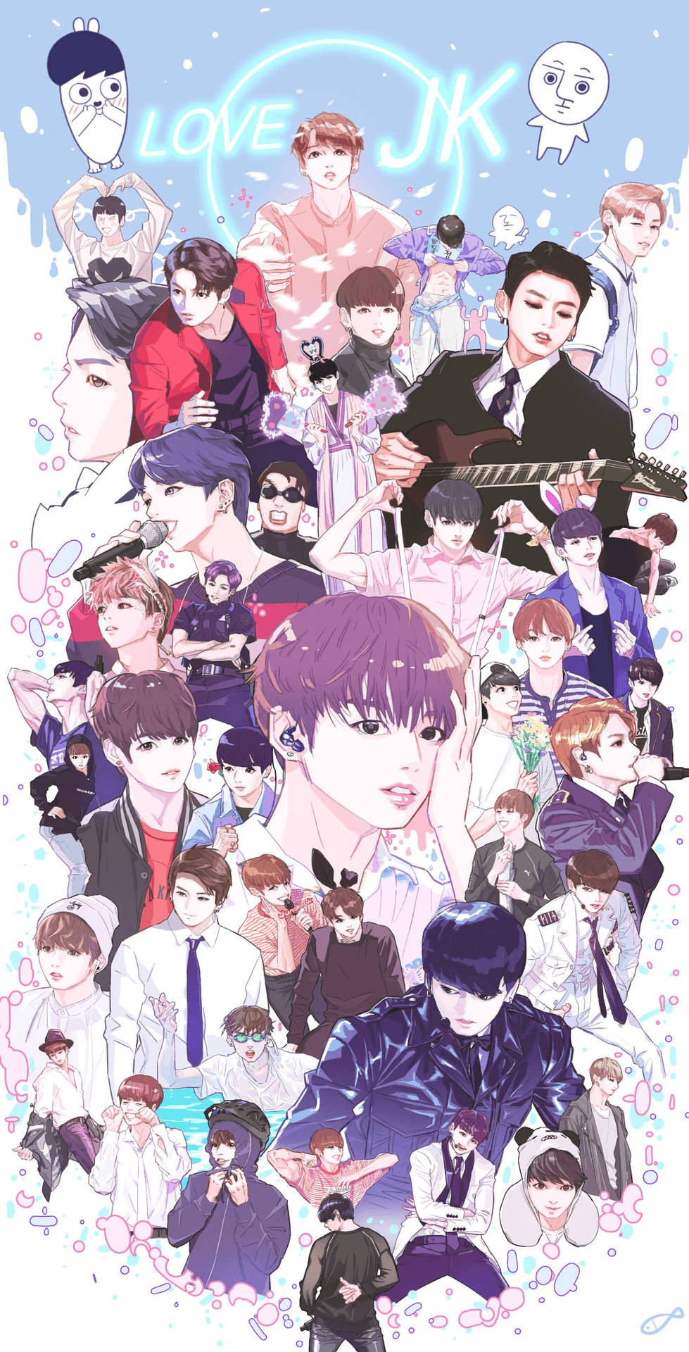 Cute Anime Jungkook Fan Art