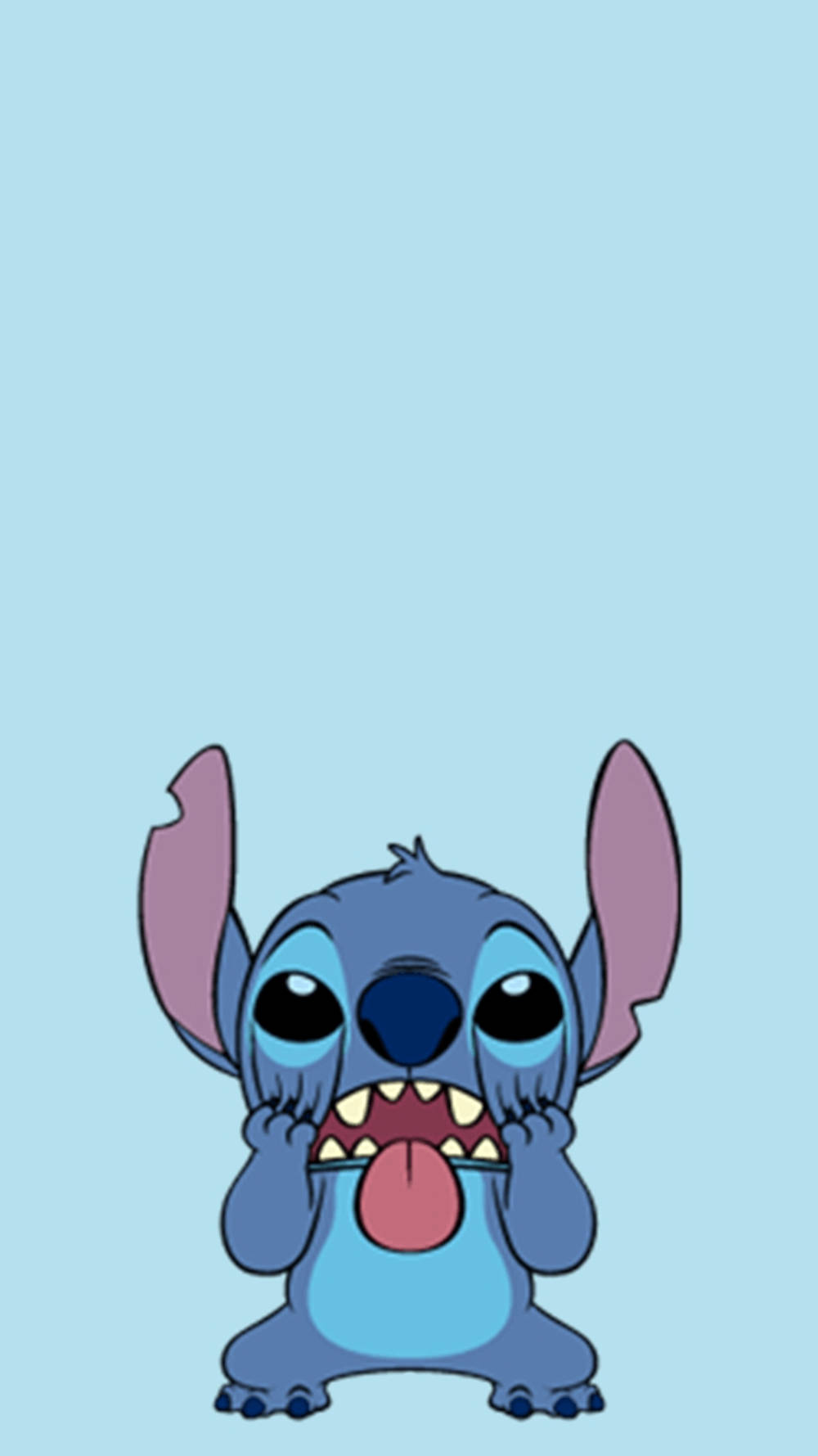 Cute Annoyed Stitch Tongue Out Iphone