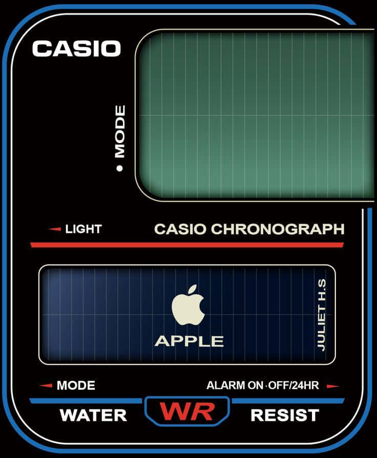 Cute Apple Watch Face Casio Background