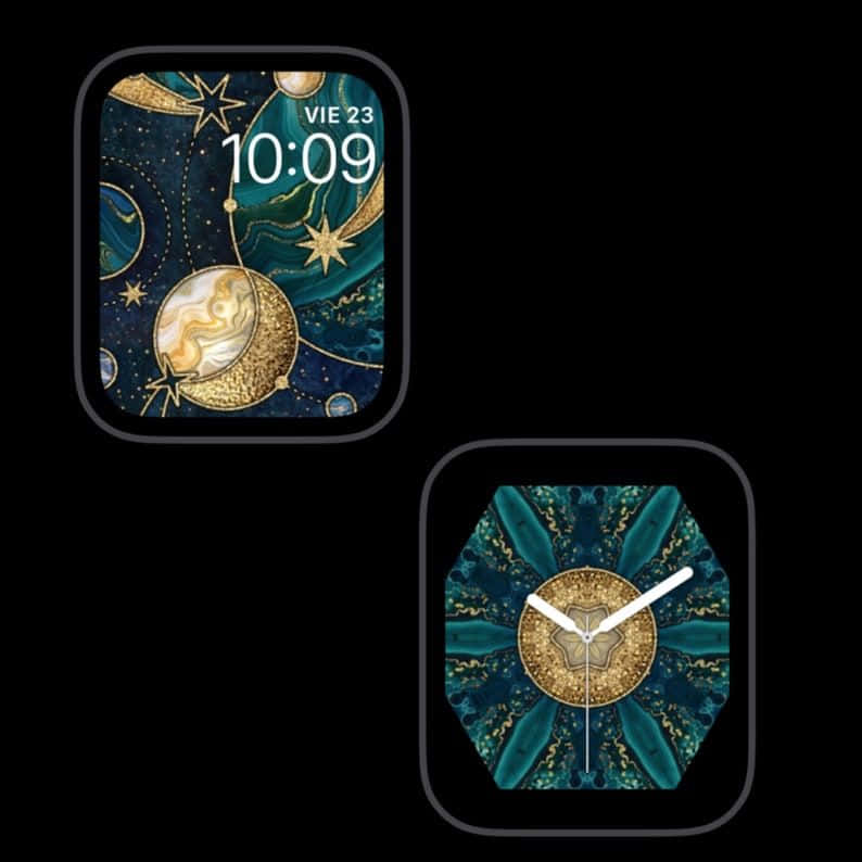 Cute Apple Watch Face Celestial Background