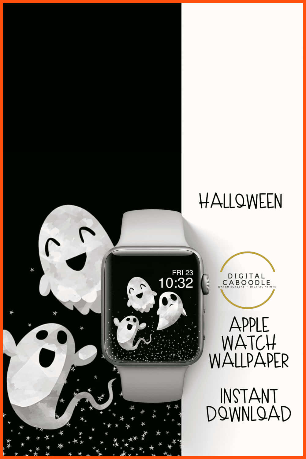 Cute Apple Watch Face Halloween Background