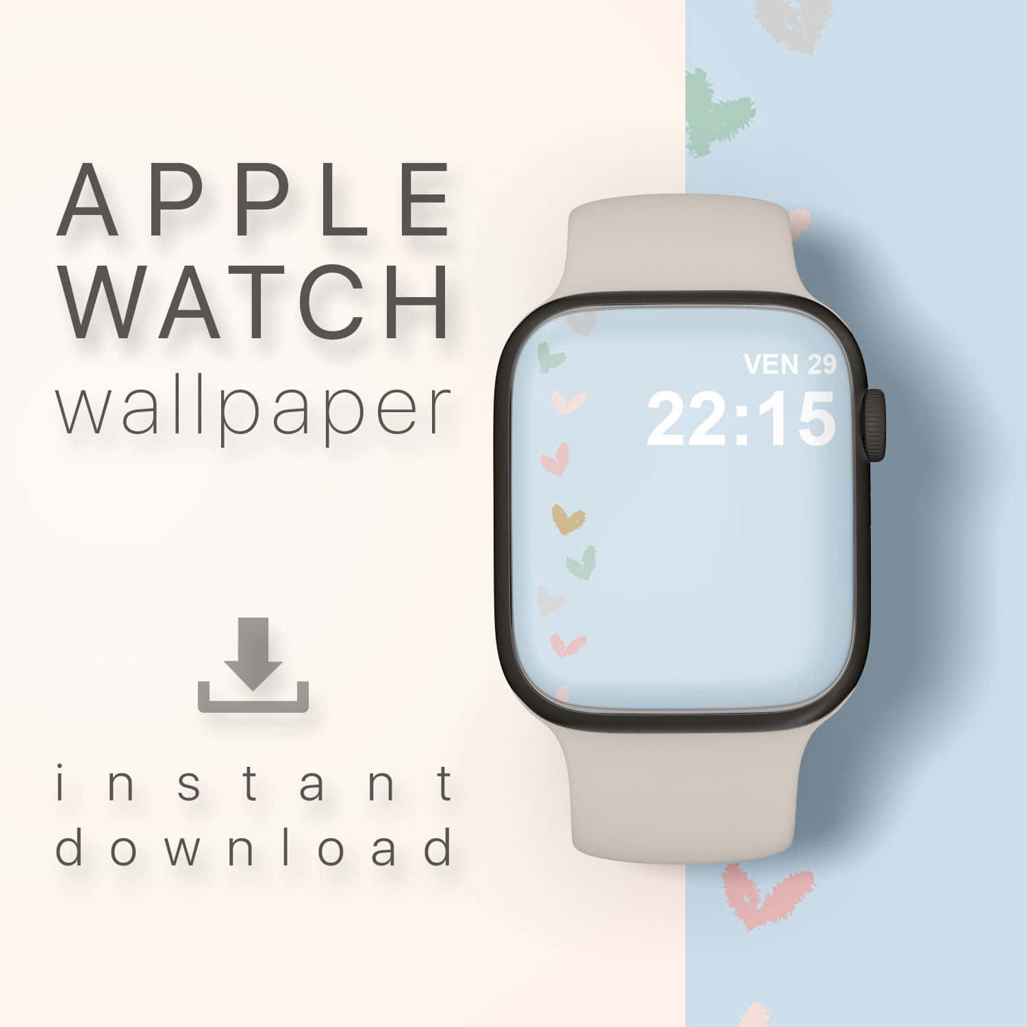 Cute Apple Watch Face Plant Background