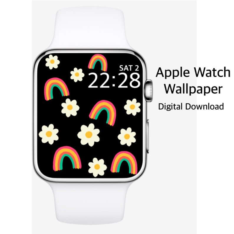 Cute Apple Watch Face Rainbow