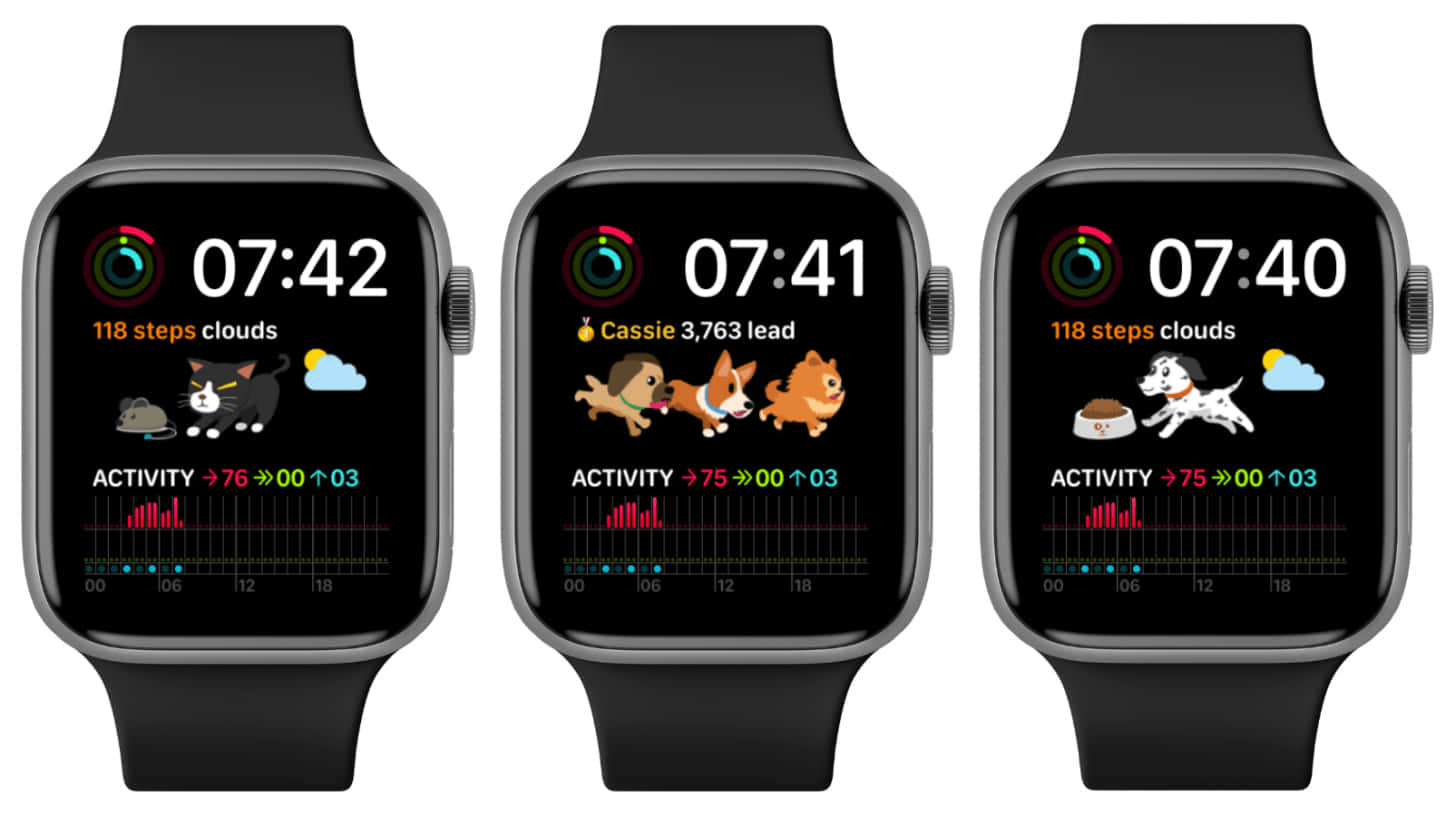Cute Apple Watch Face Stepdog