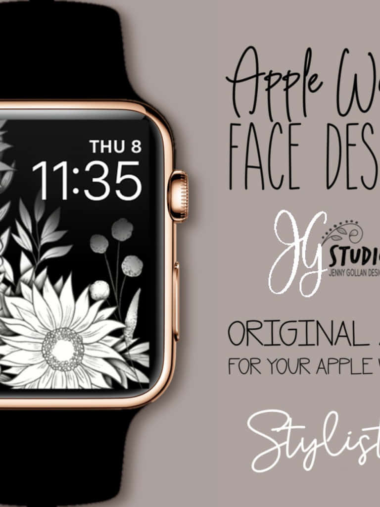 Cute Apple Watch Face Stylista Background
