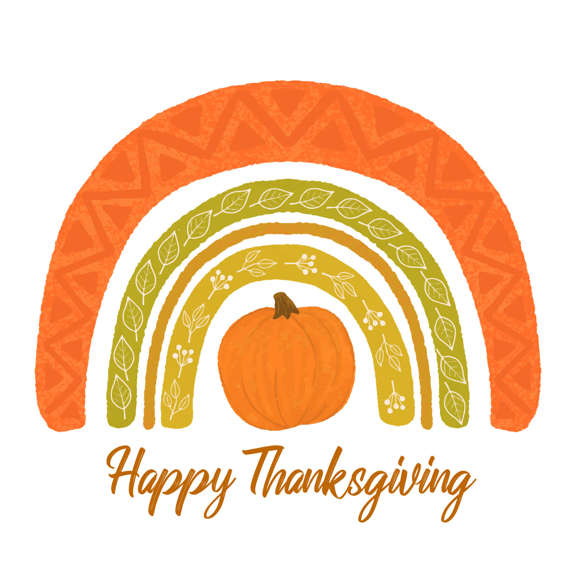 Cute Arches Fall Thanksgiving Background