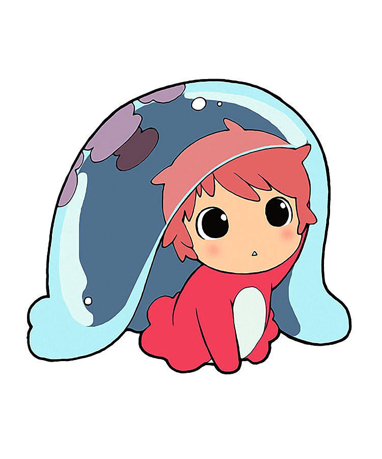 Cute Art Young Ponyo Background