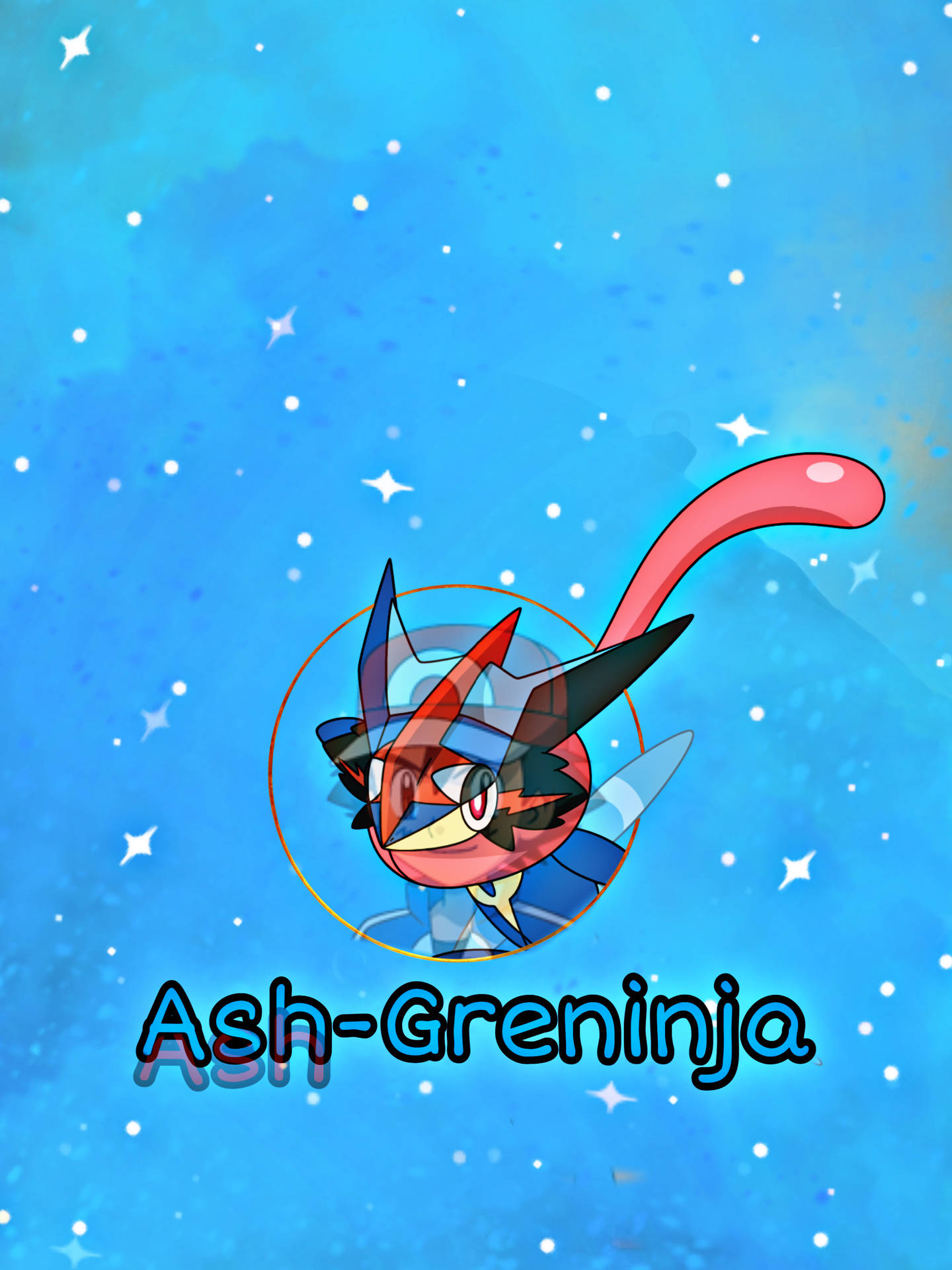Cute Ash-greninja Background