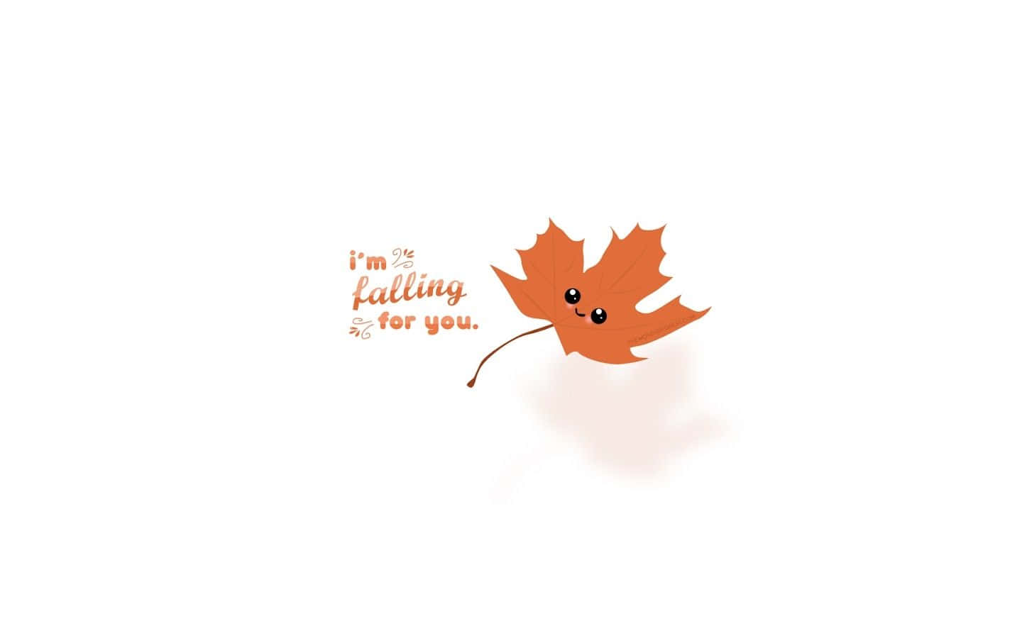 Cute Autumn Desktop Theme Display Background