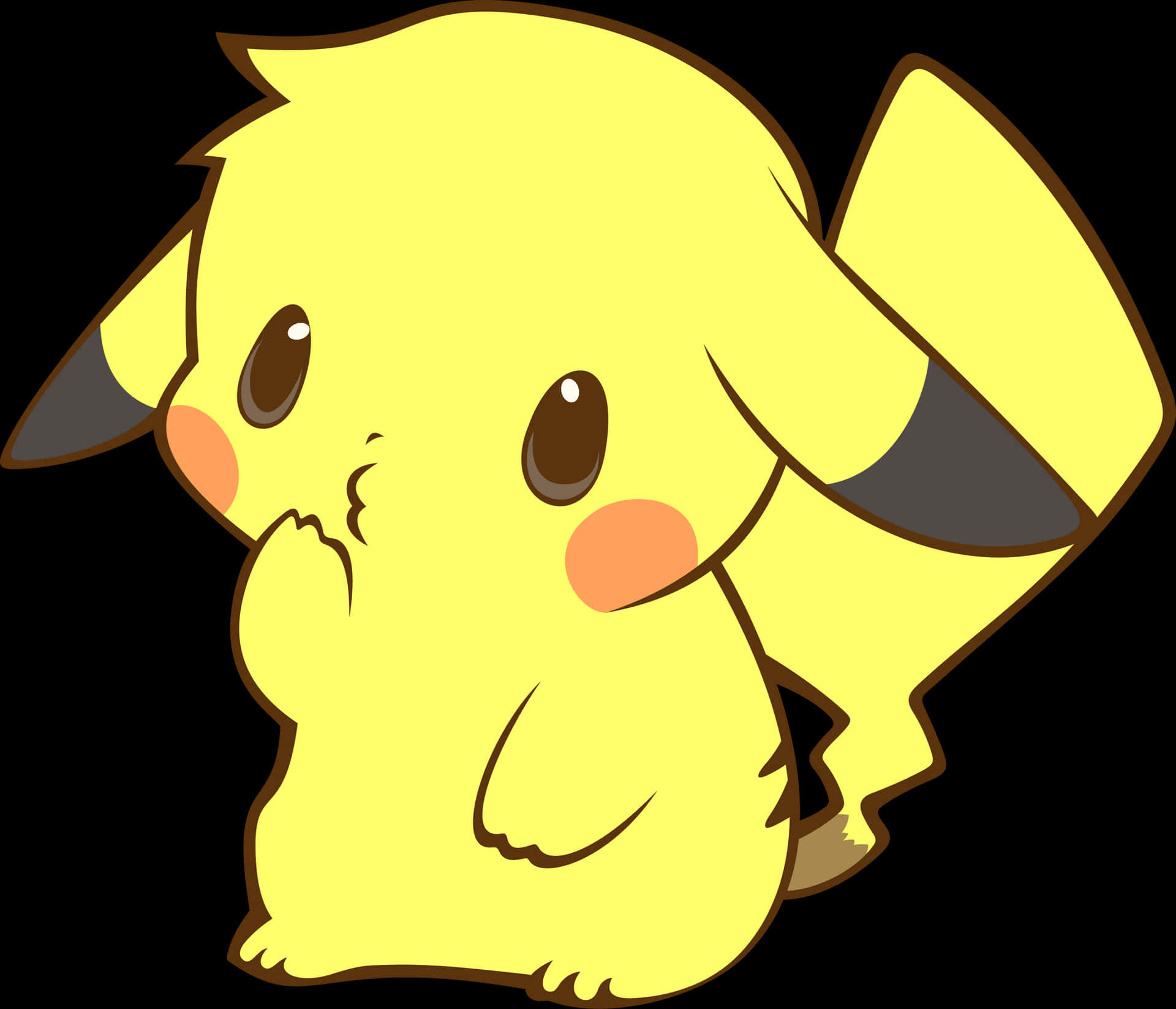 Cute Baby Pikachu Drawing