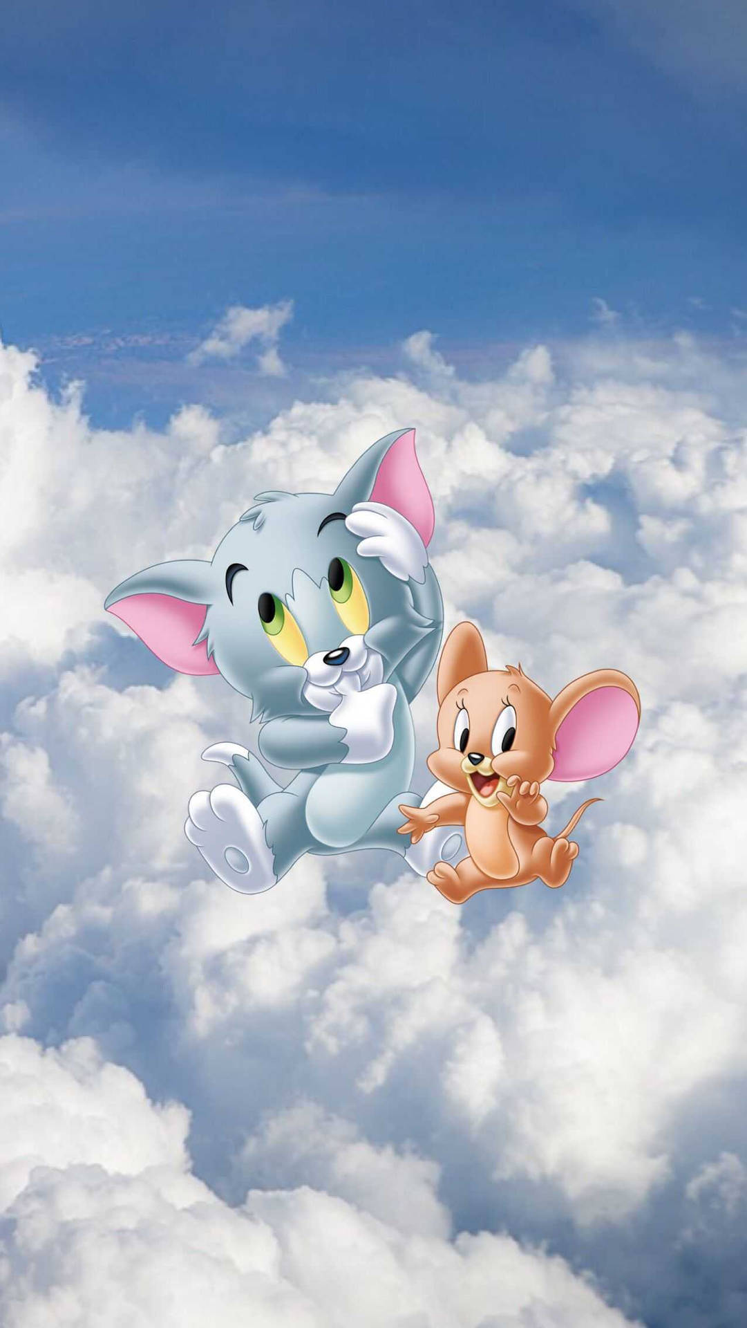 Cute Baby Tom And Jerry 4k Background