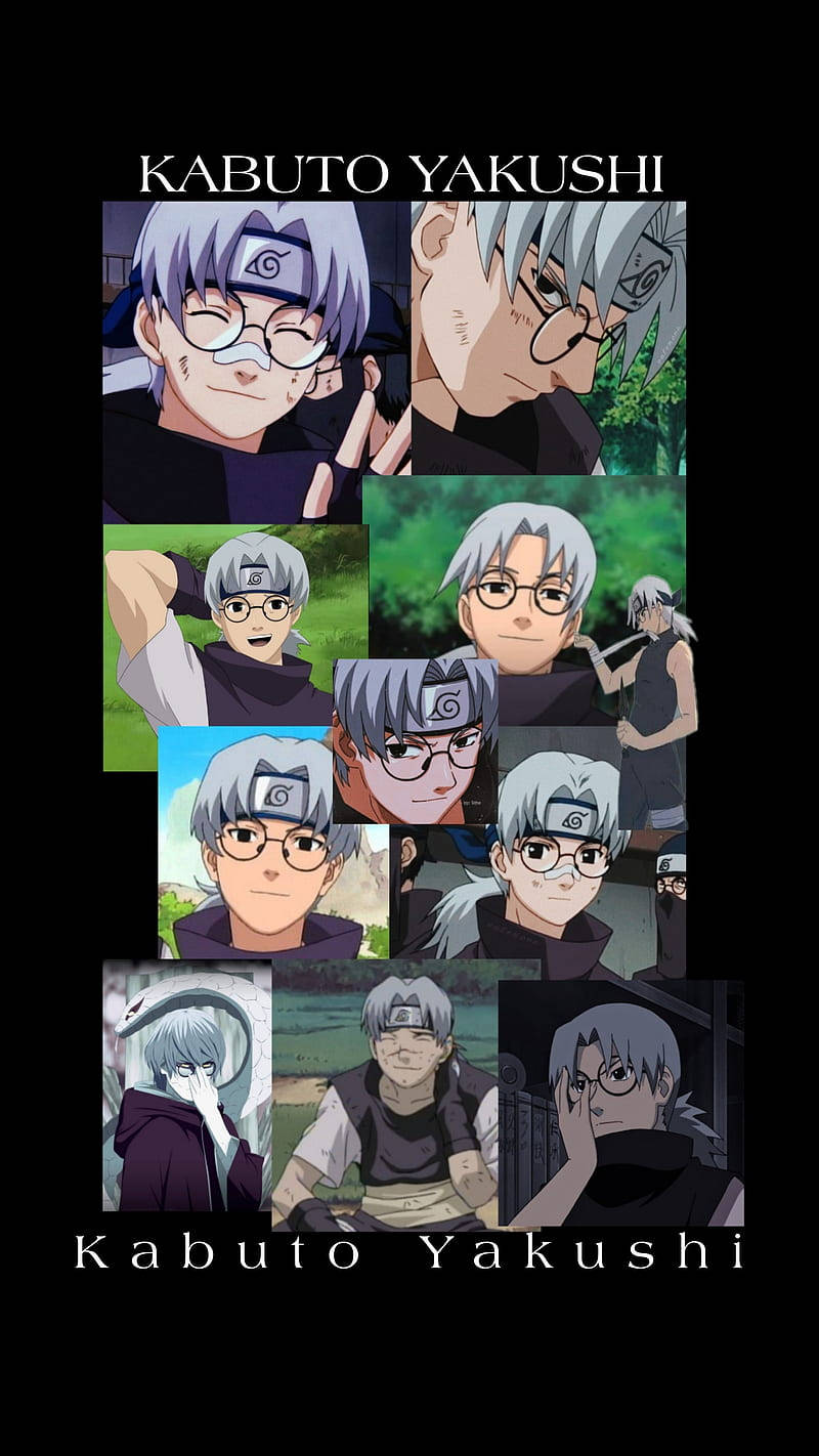 Cute Baddie Kabuto Collage Background