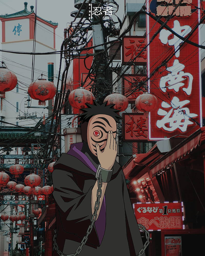 Cute Baddie Obito Background