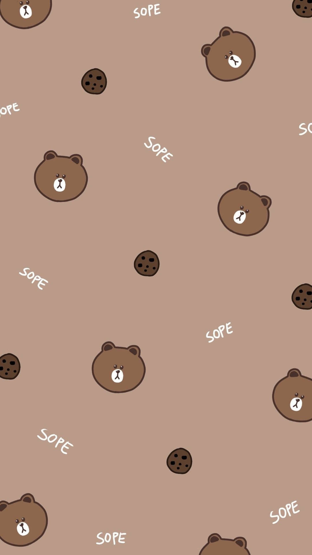 Cute Bear Sope Background