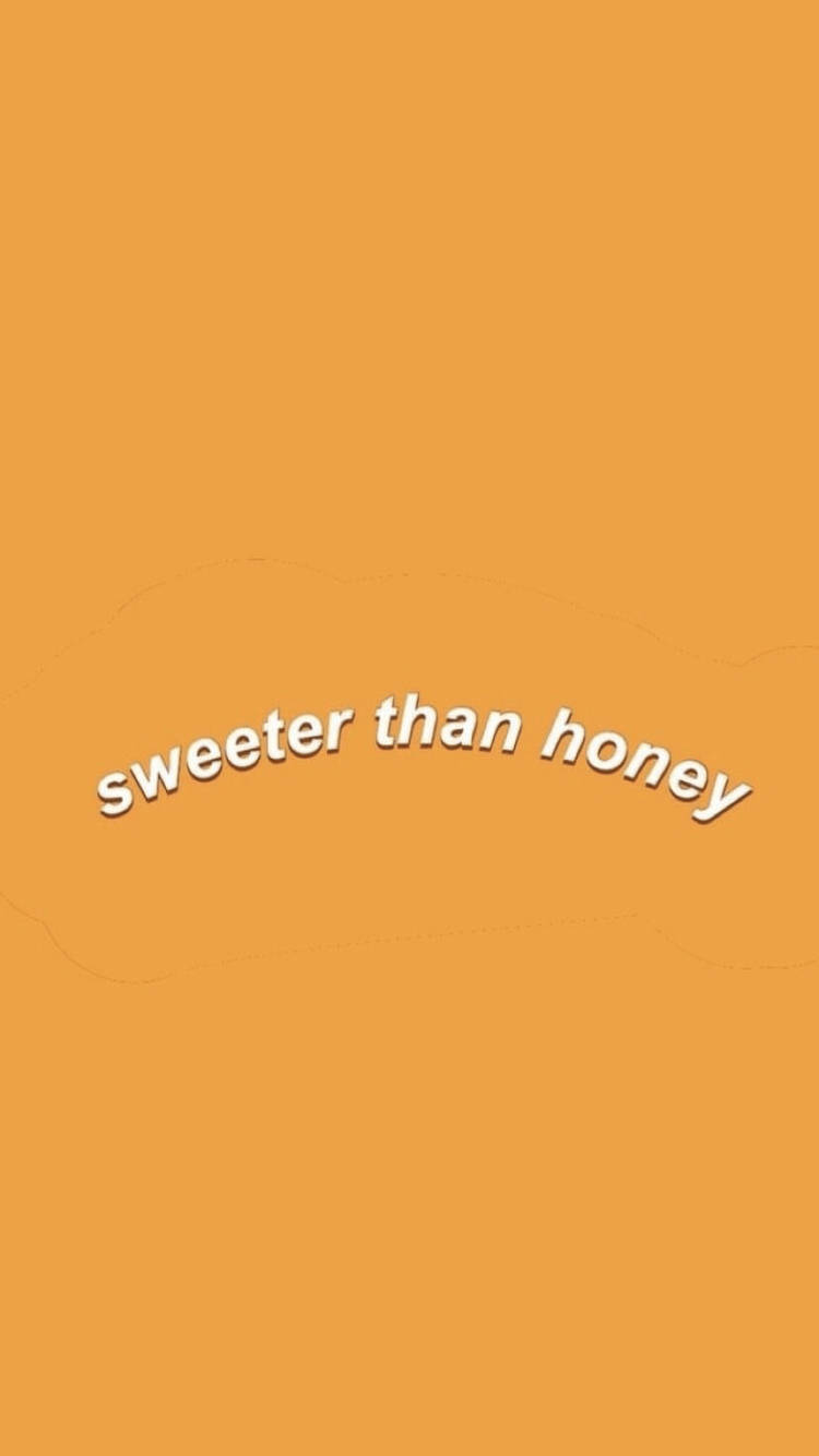 Cute Bended Quote Aesthetic Phone Background