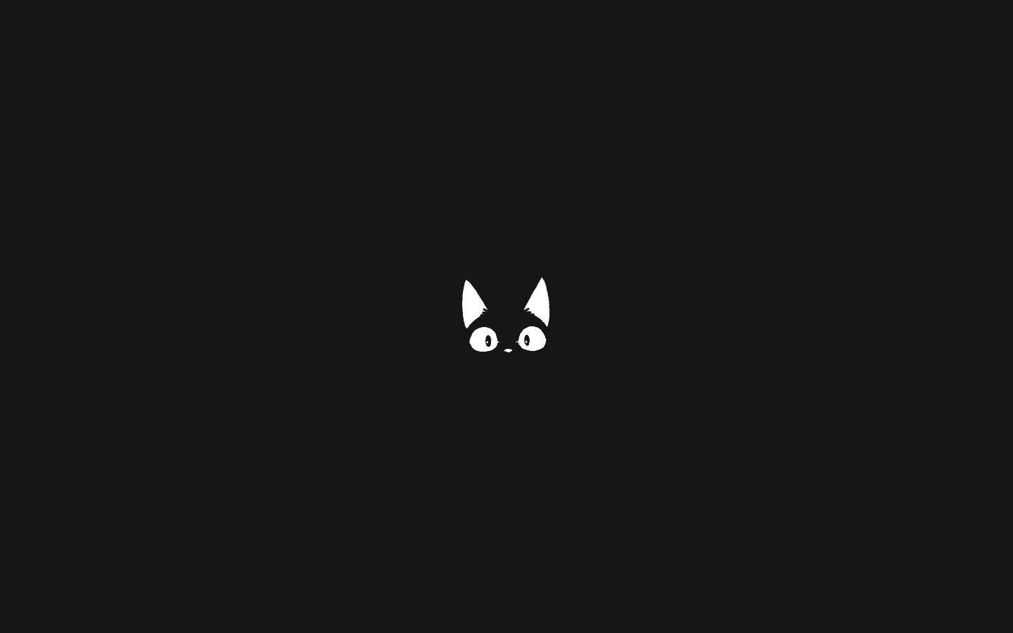 Cute Black And White Jiji Background