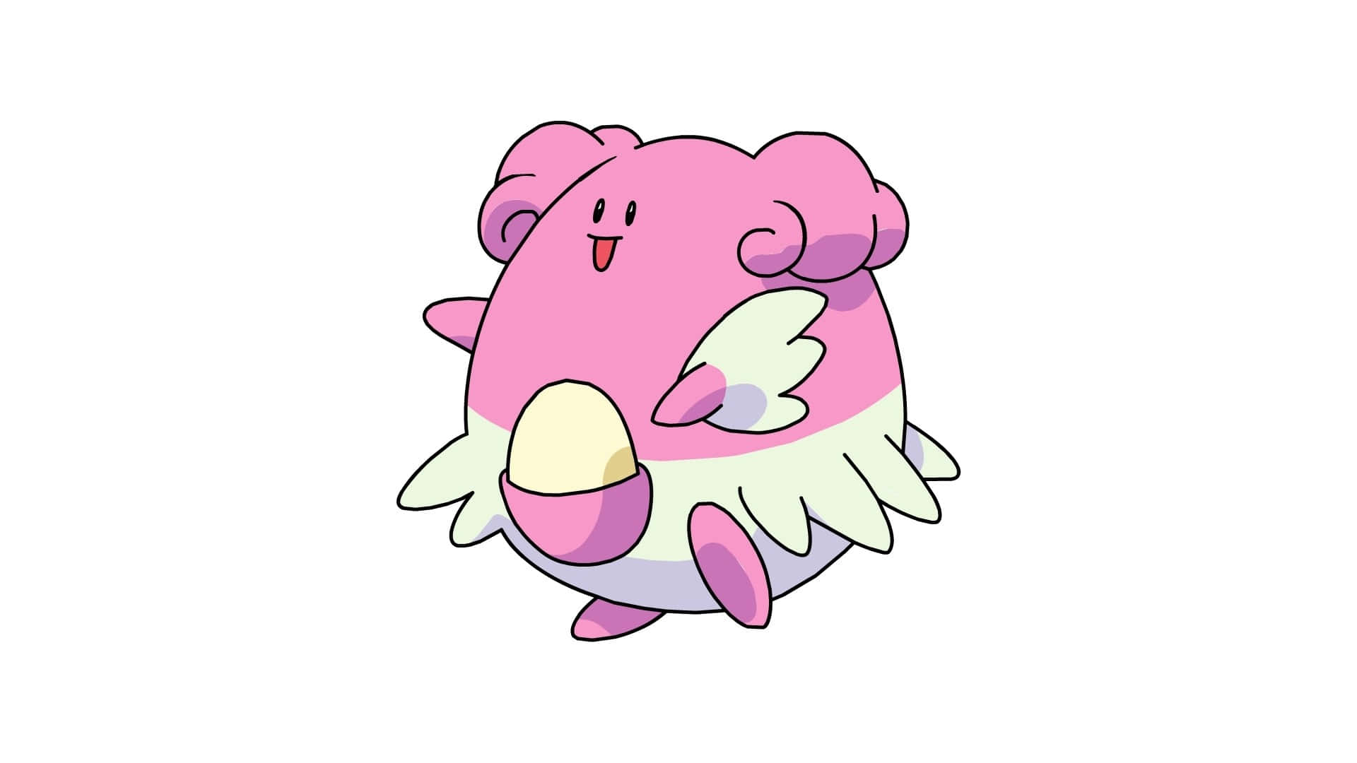 Cute Blissey Dancing Background