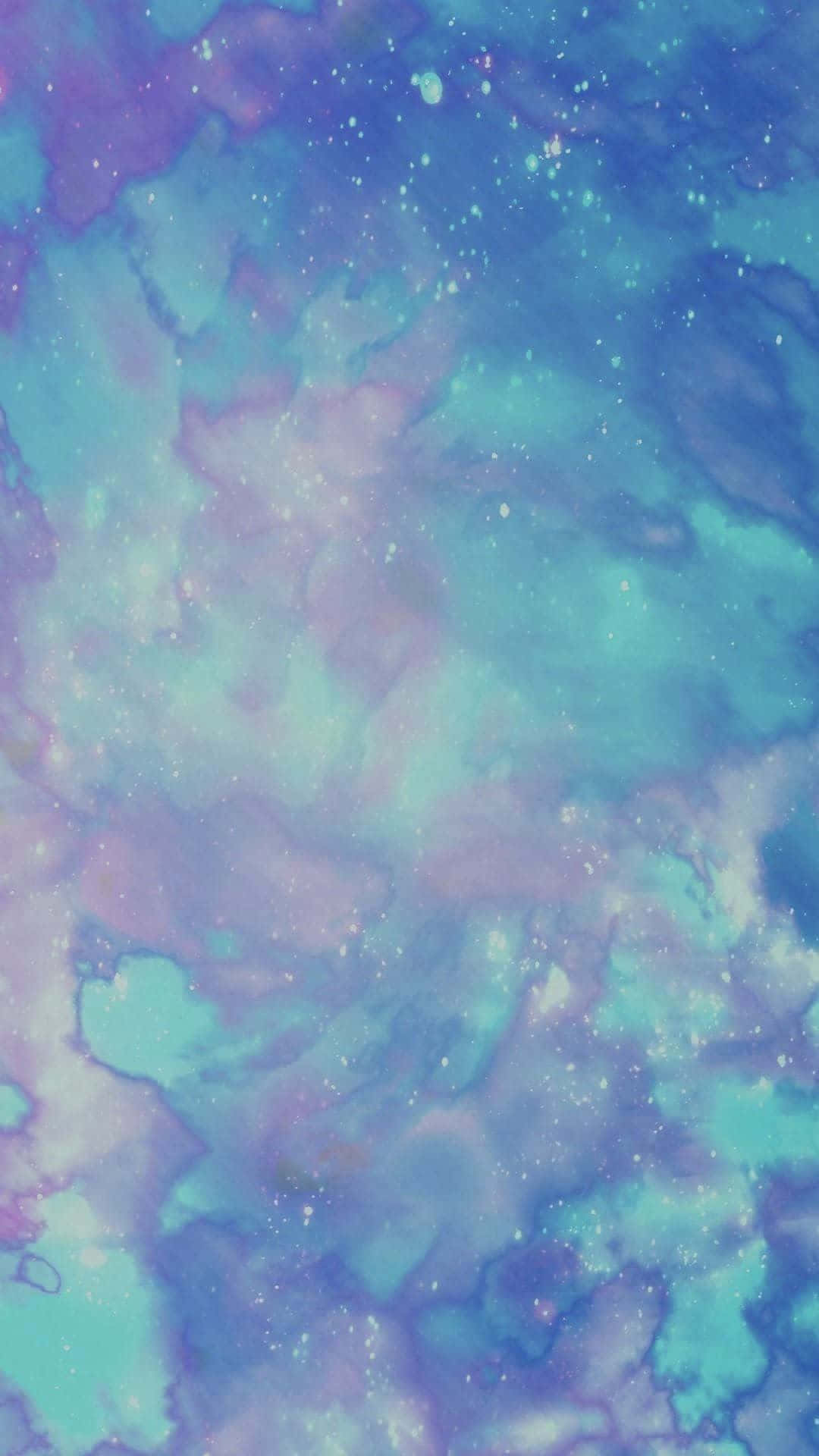 Cute Blue Pastel Galaxy