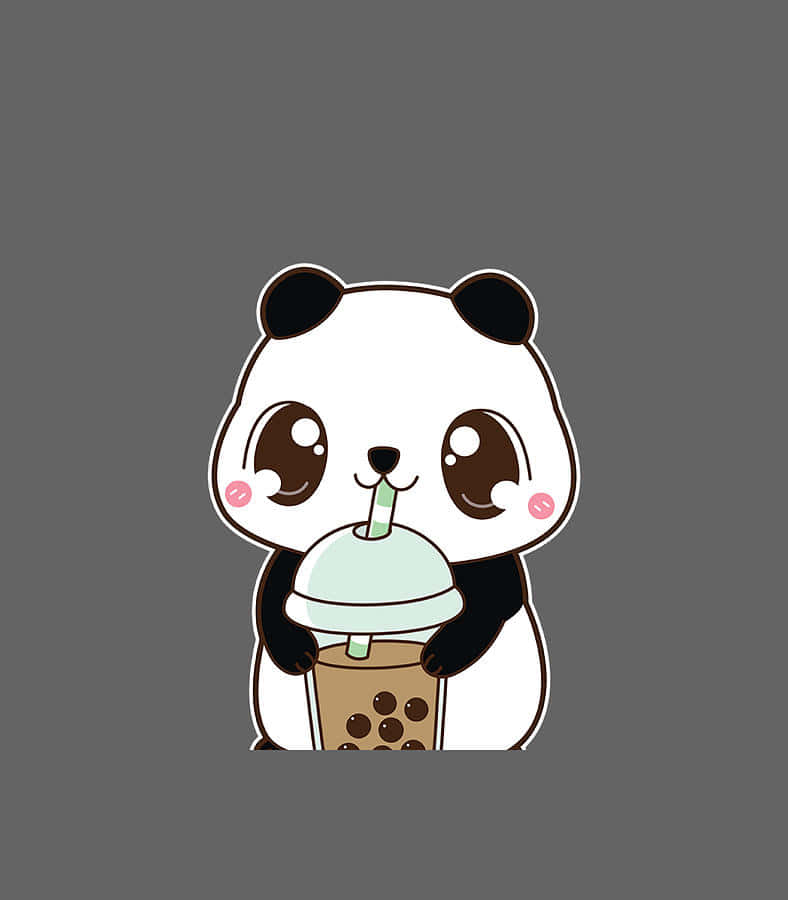 Cute Boba And Panda Bear