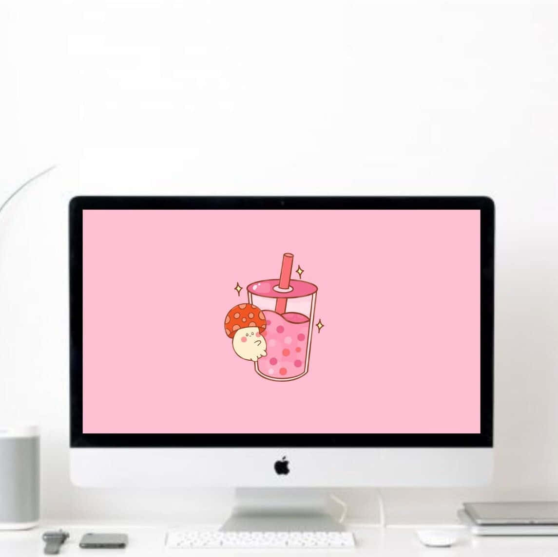 Cute Boba Tea Desktop