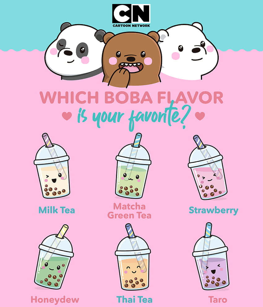 Cute Boba We Bare Bears