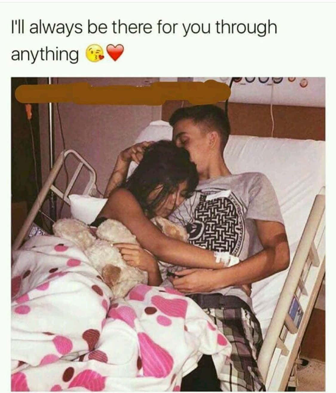 Cute Boyfriend Embracing His Girlfriend Background