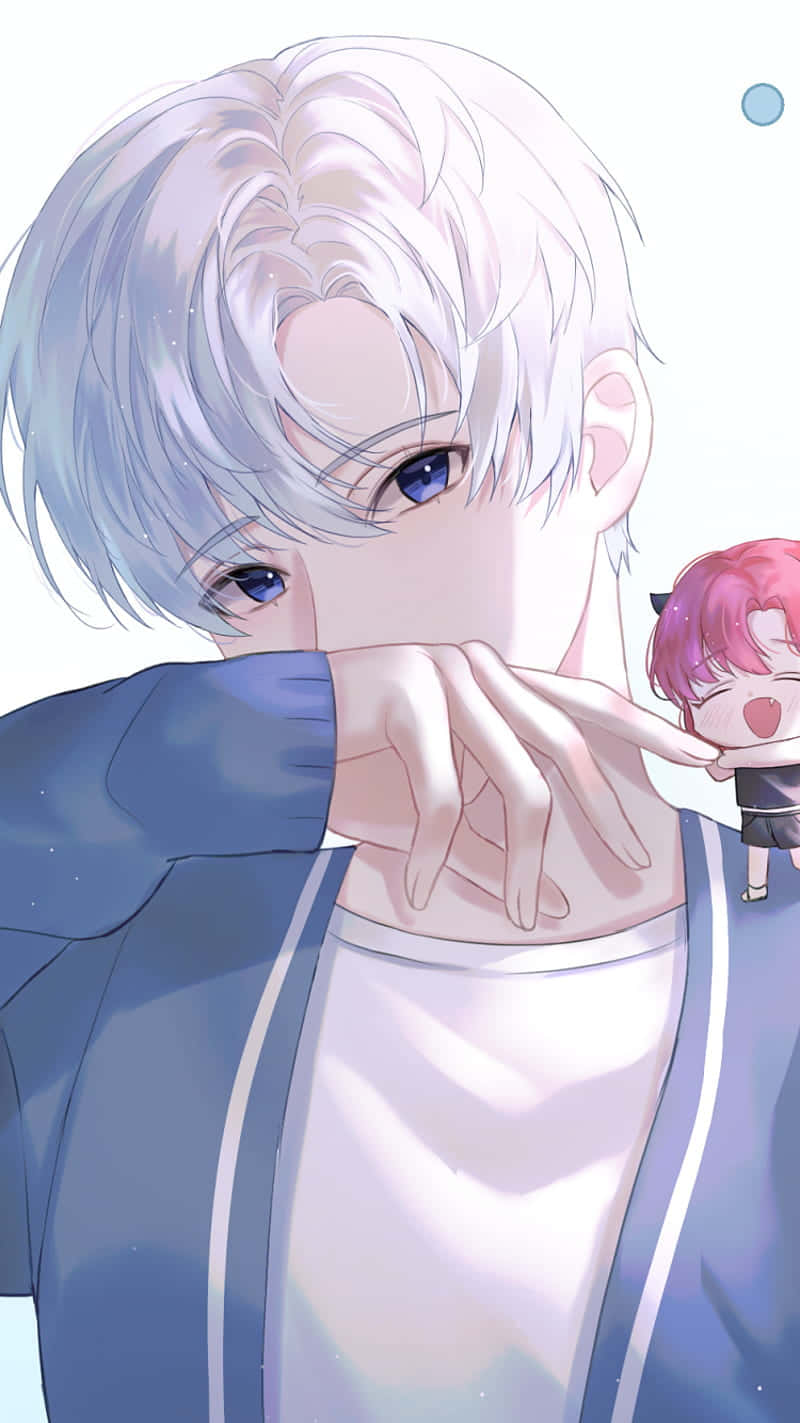 Cute Boys Cuddling Background