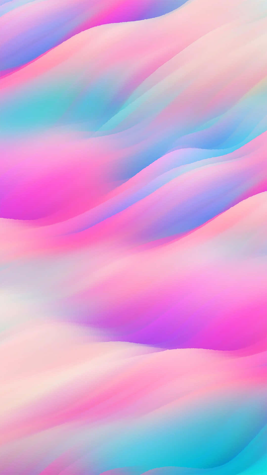 Cute Bright Color Waves Background Background