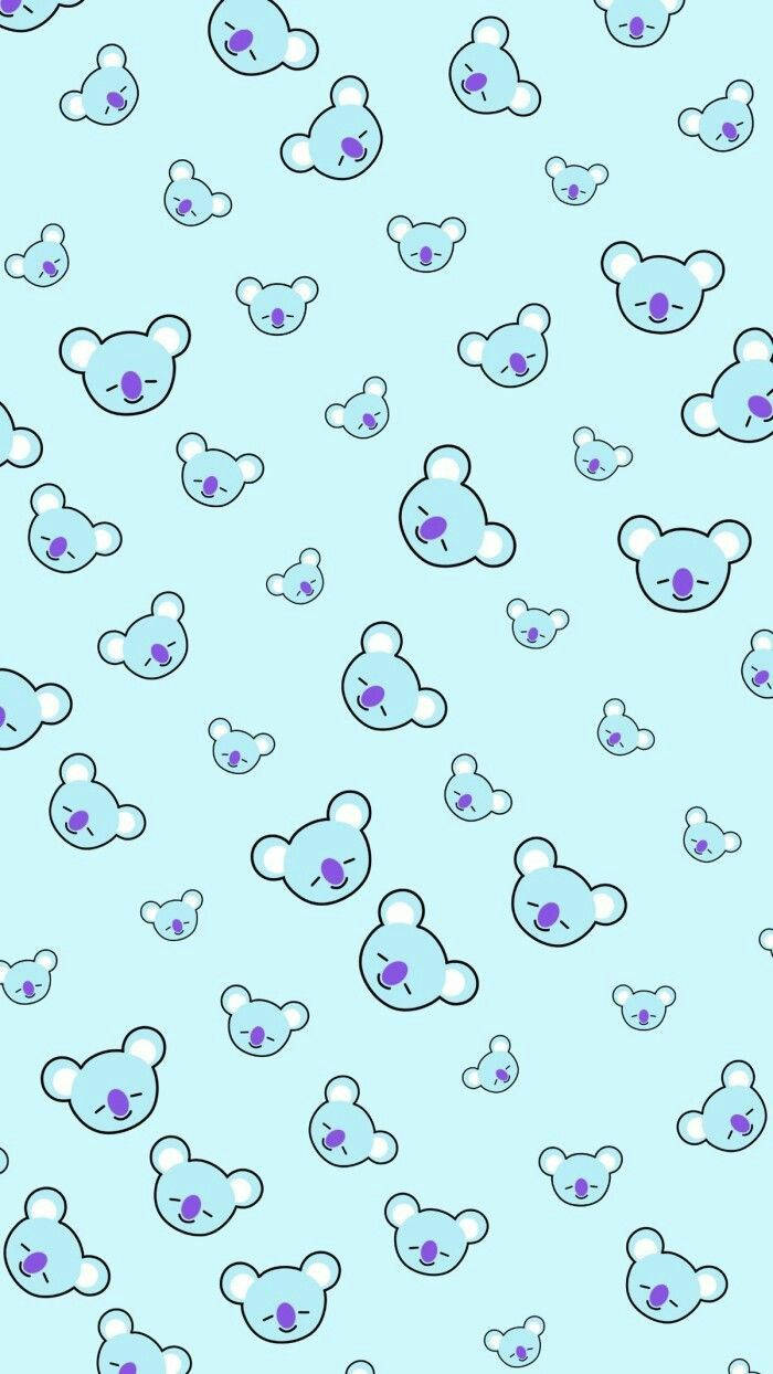 Cute Bt21 Koya Sleepy Face