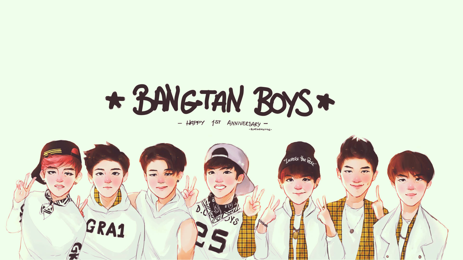 Cute Bts Drawing Bangtan Boys