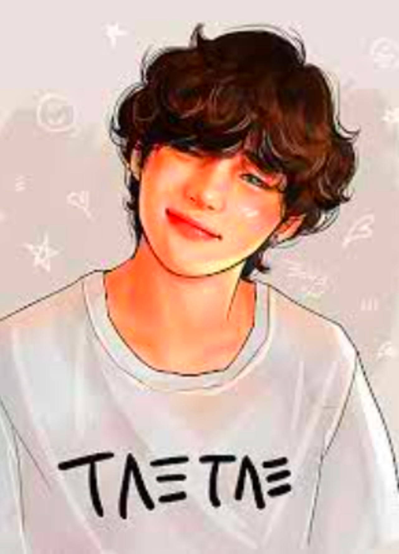 Cute Bts Drawing Taehyung Anime