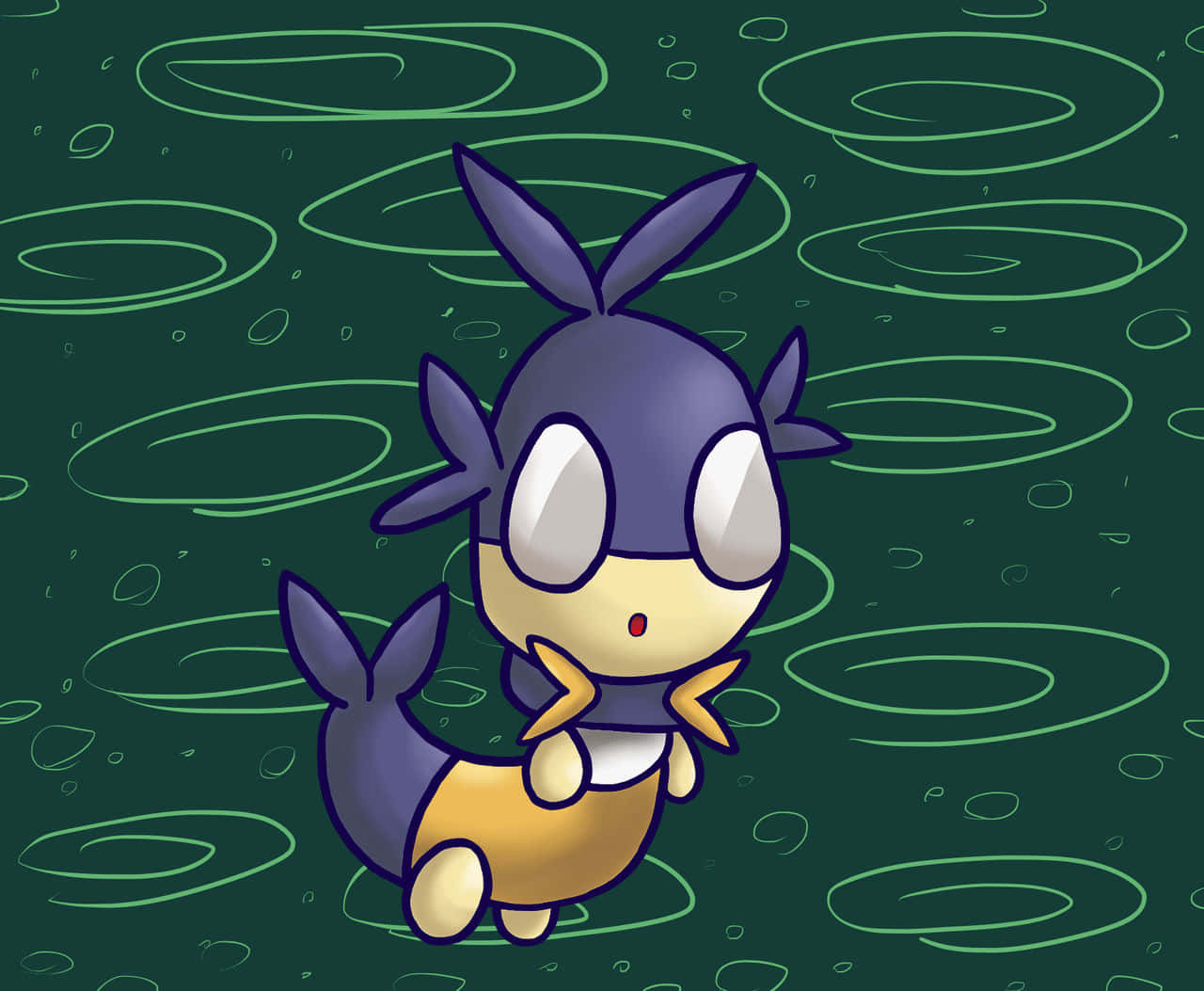 Cute Bug Pokémon Blipbug Background