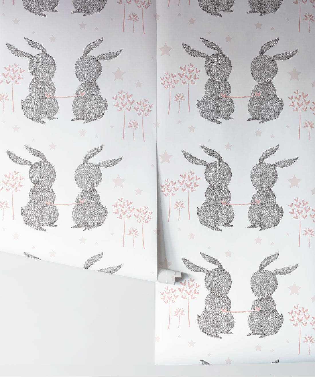 Cute Bunny Background Design Background