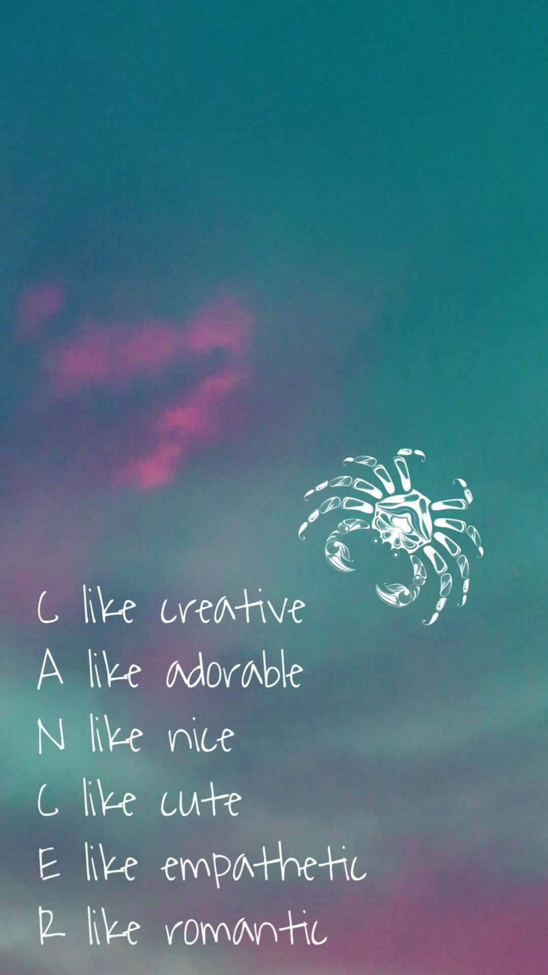 Cute Cancer Zodiac Sign Acronym