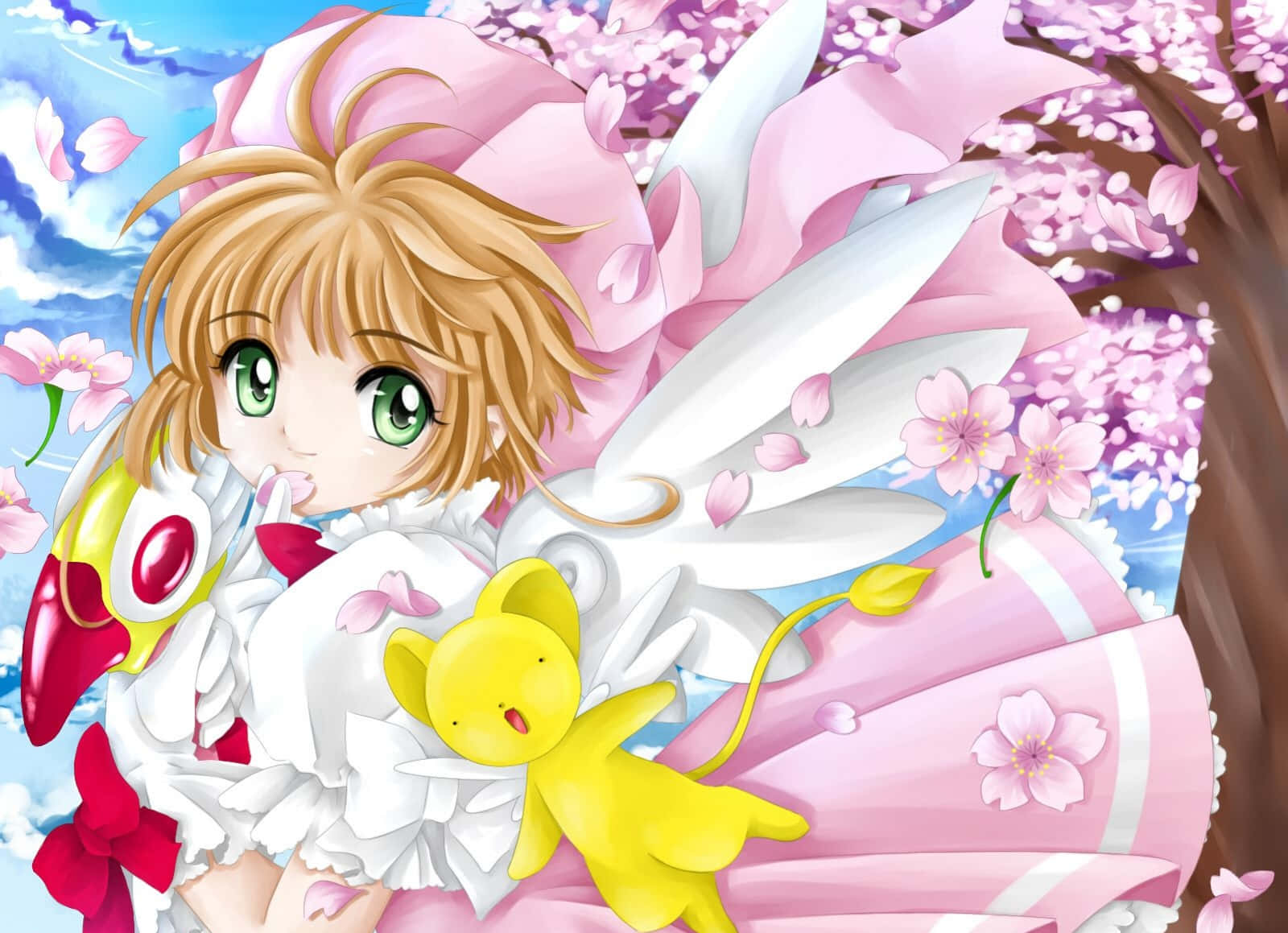 Cute Cardcaptor Sakura Anime Character Background