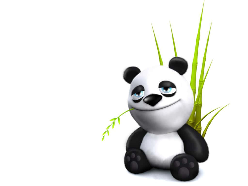 Cute Cartoon Animal Panda Background