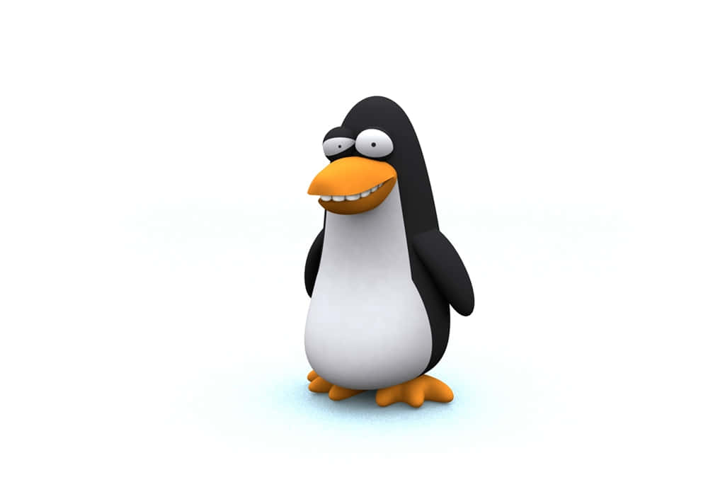 Cute Cartoon Animal Penguin Background