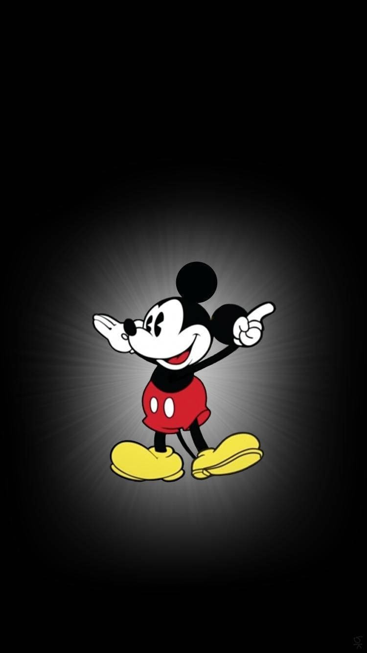 Cute Cartoon Character Mickey Mouse