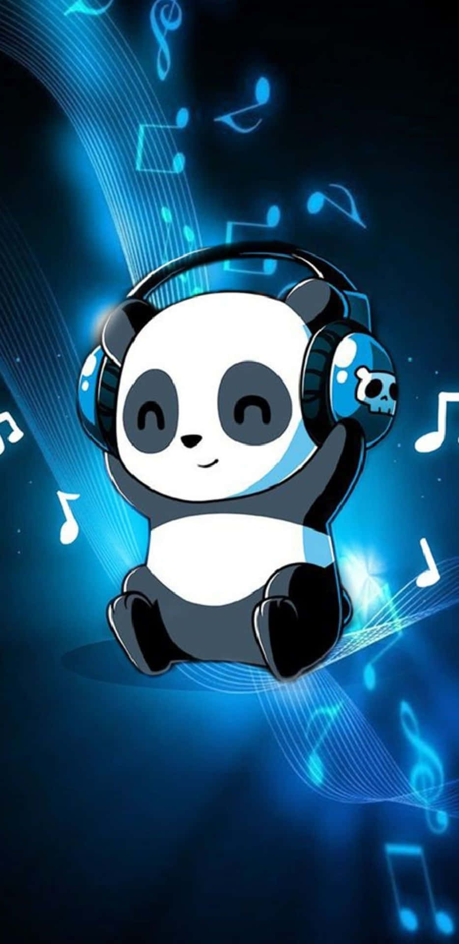 Cute Cartoon Panda Music Background