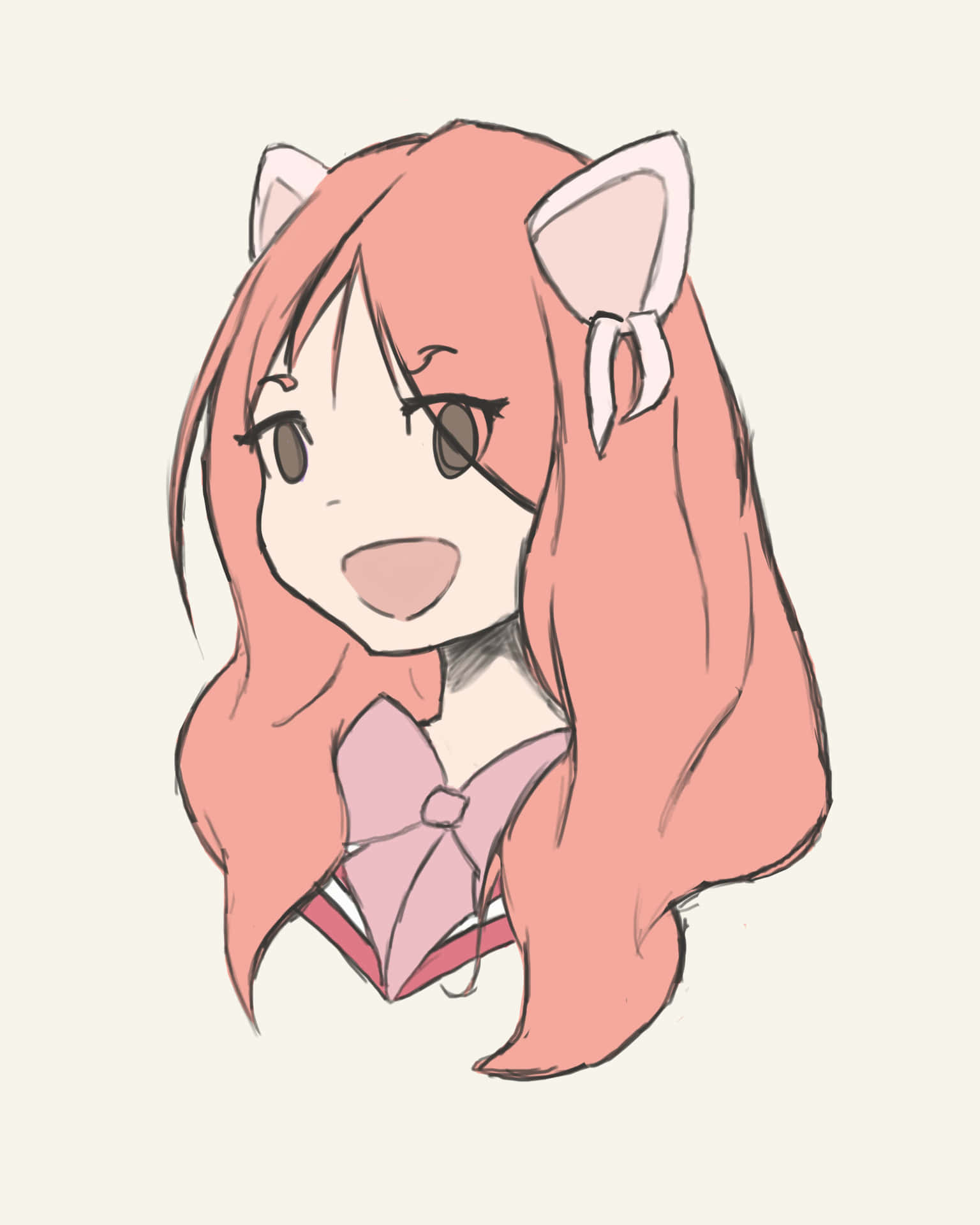 Cute Cat Girl Random Pfp Background