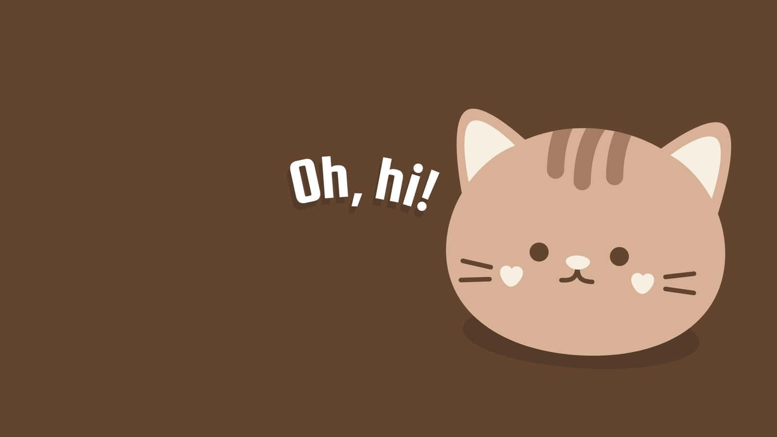 Cute Cat Pc Wallpaper Design Idea Background