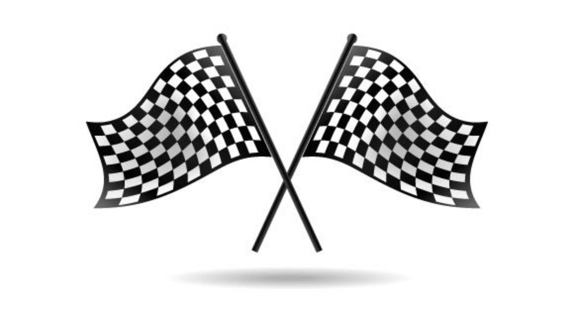 Cute Checkered Flags Background
