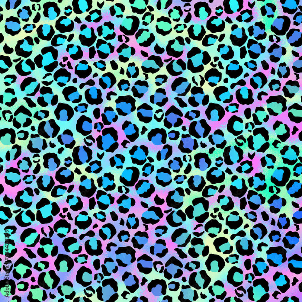 Cute Cheetah Print Colorful Pattern