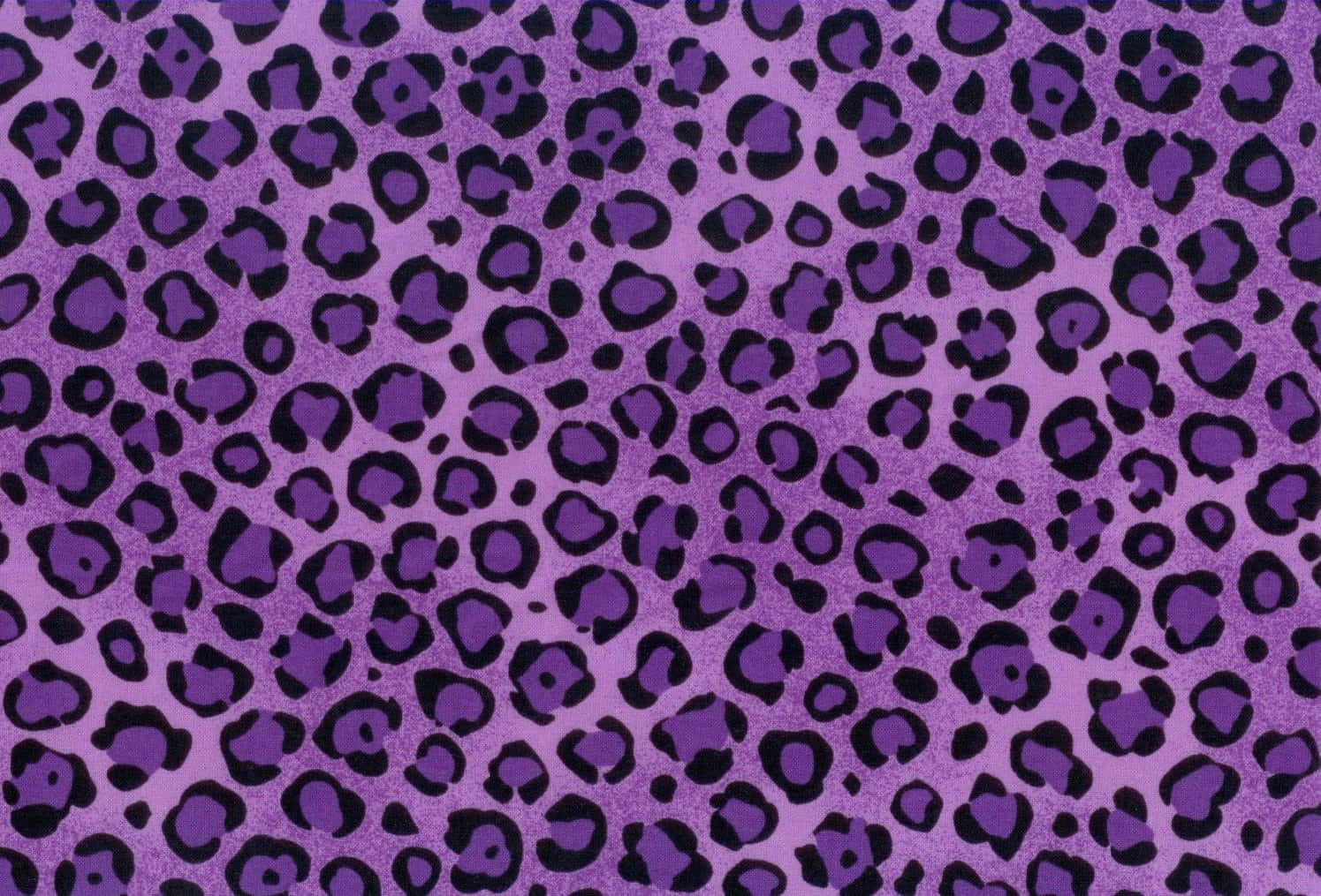 Cute Cheetah Print Purple Pattern