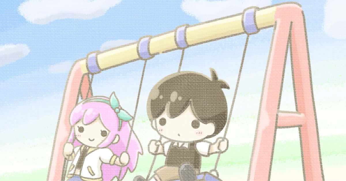 Cute Chibi Omori Pfp Background