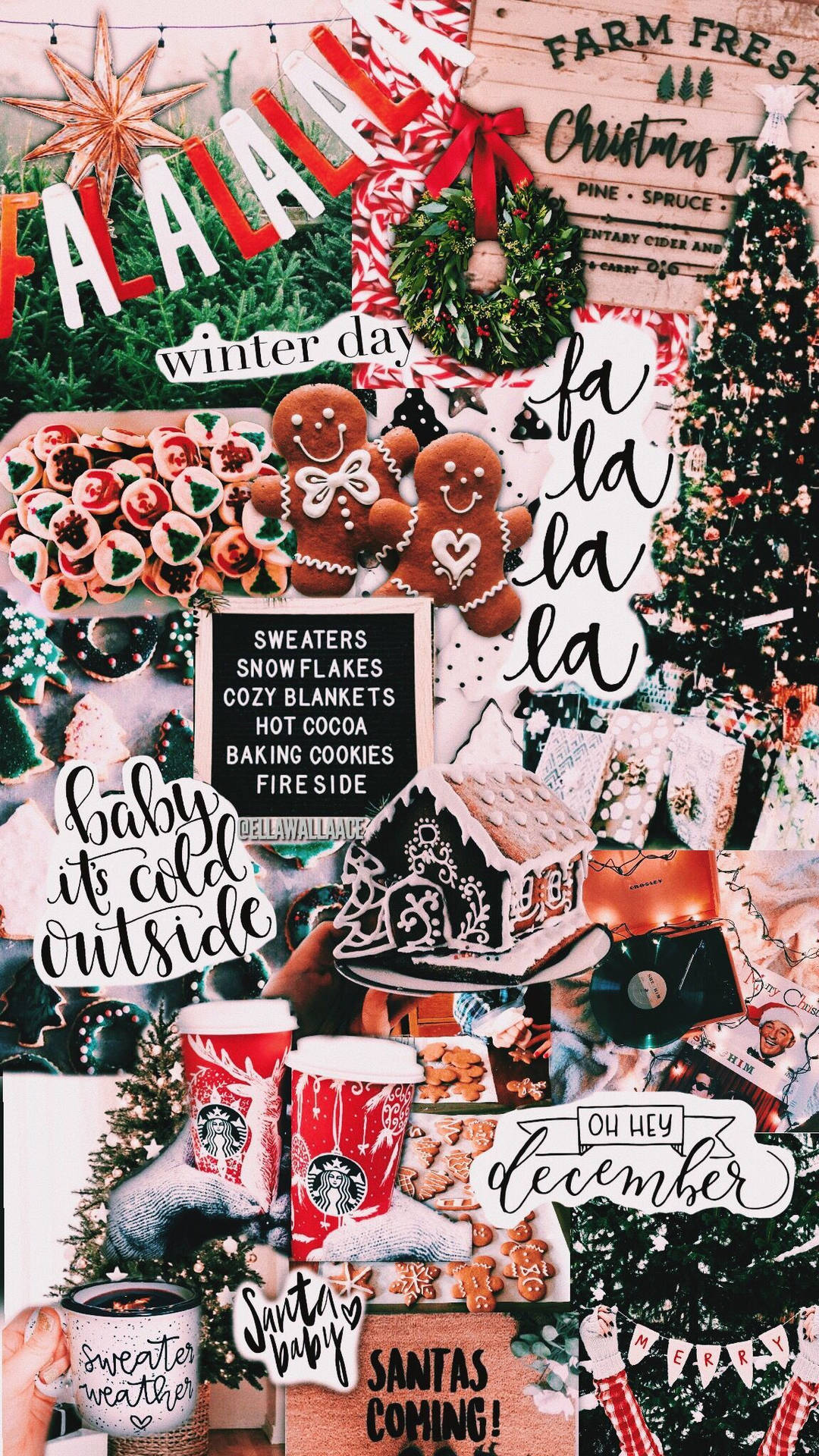 Cute Christmas Holiday Collage