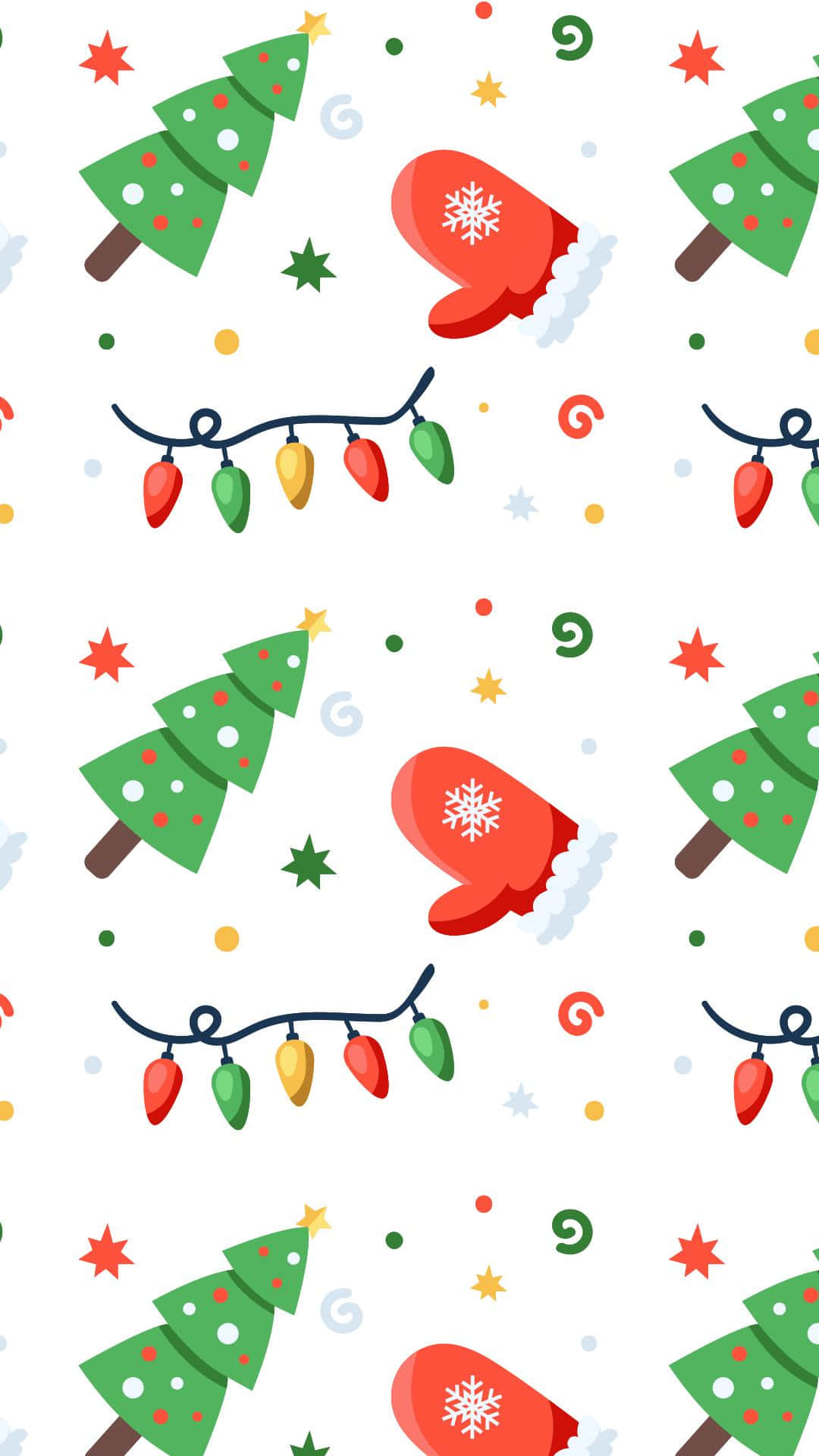 Cute Christmas Pattern Background