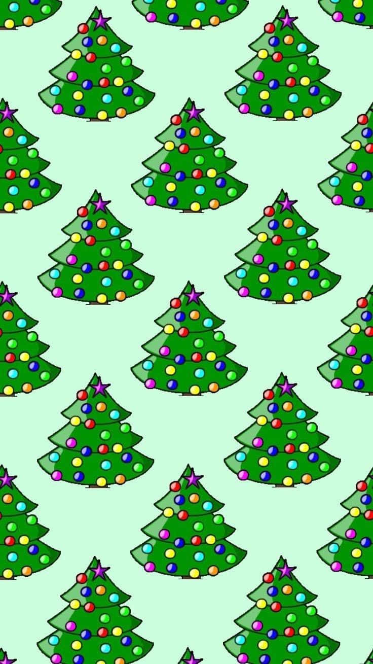 Cute Christmas Tree Green
