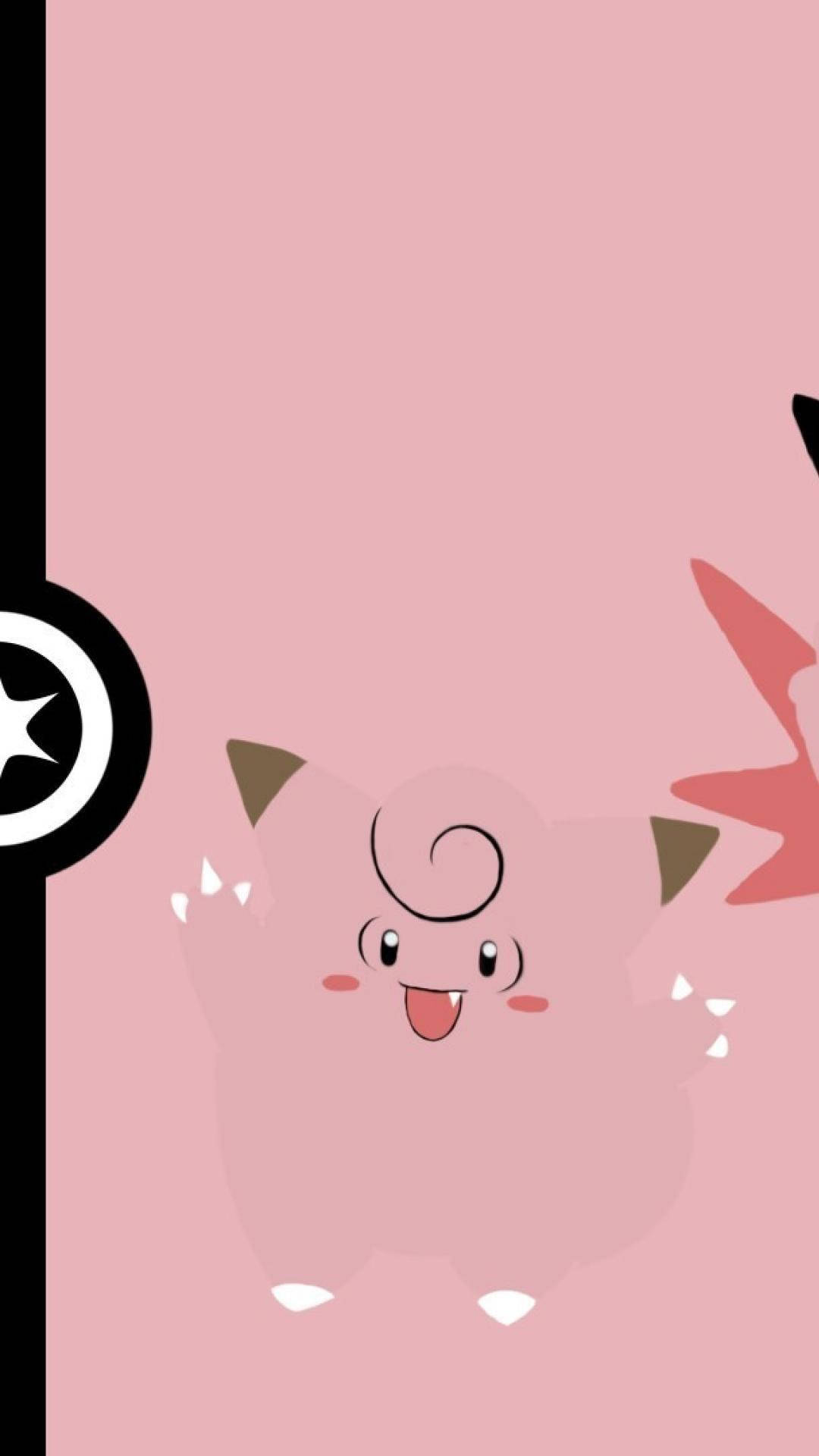 Cute Clefairy Poster Background