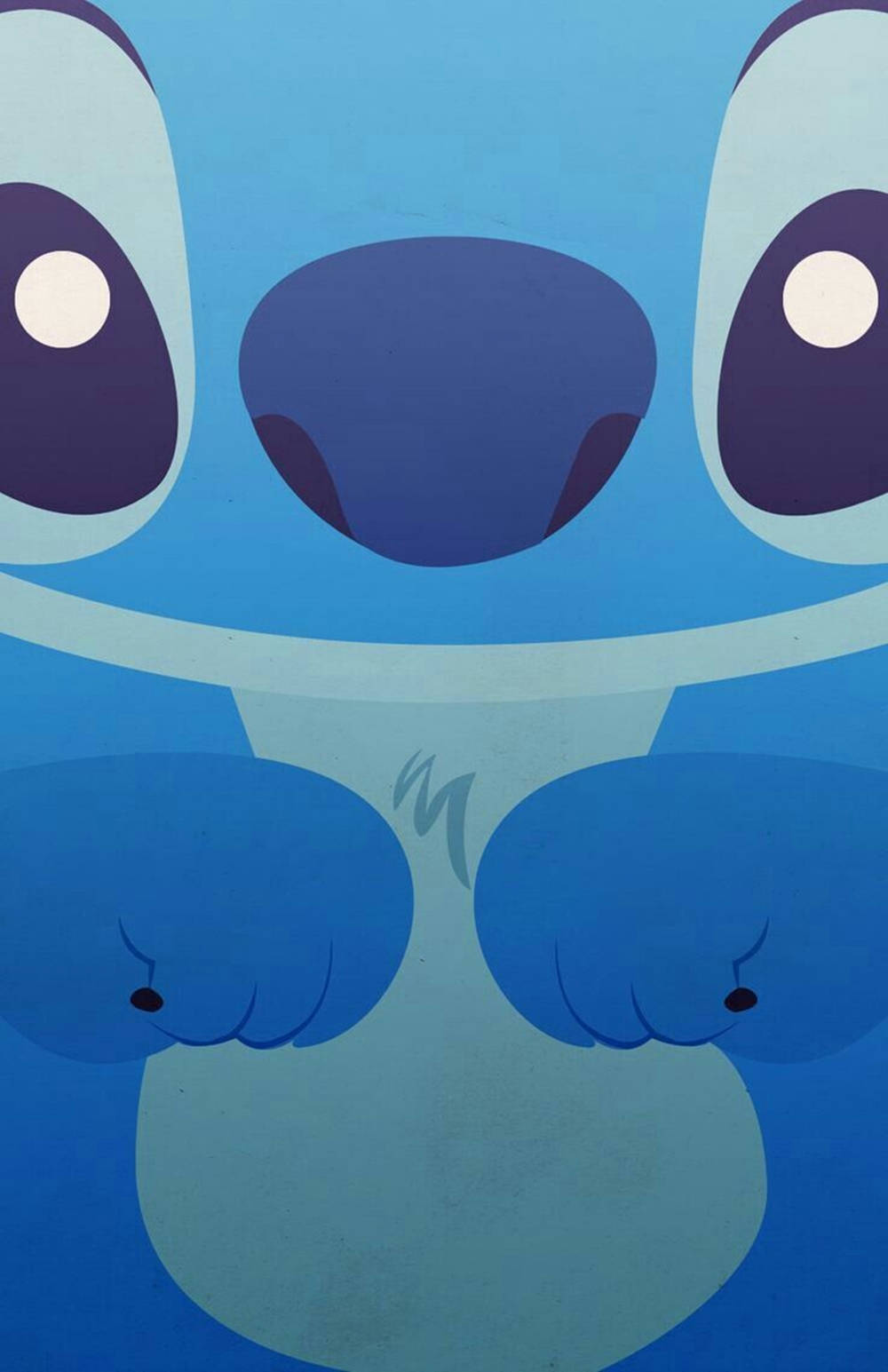 Cute Close Up Stitch Iphone Background